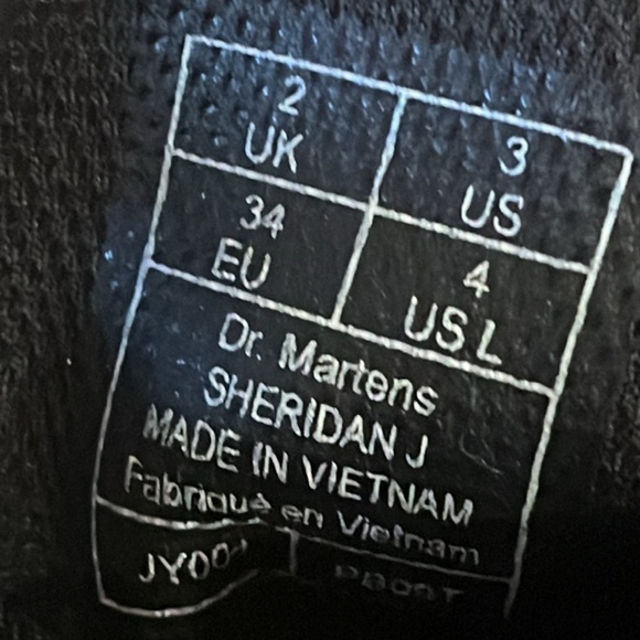 Doc Marten, Sheridan canvas boots kids size 3 - Picture 6 of 9